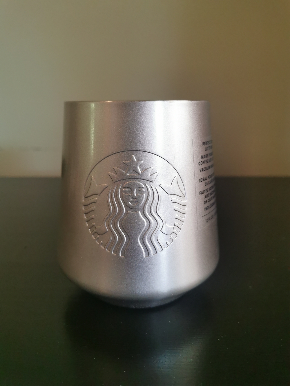 Metallic Starbucks "Perfect Pour" Latte Mug 12 oz